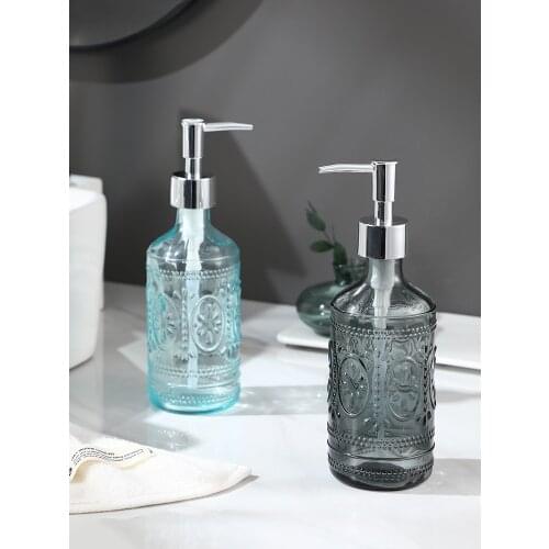 NEWYEARNEW Glass Tumblers Tooth Mug Hand Washing Liquid Bottling Hotel Soap Dispenser Emulsion Washing Cup Bathroom Accessories