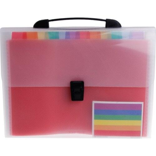 Yooap A4 organ bag expansion portable folder storage bag information book embossed folder