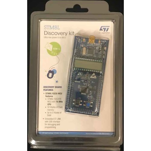 1 pcs x STM8L-DISCOVERY quick-start development board Processors STM8L Ultra Low PWR ST-Link Included MCU STM8L152C6T6