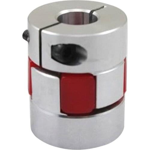 D20 L25 hole minimum 4mm maximum 10mm plum shaped clamping flexible coupling shaft coupler encoder stepper motor 1pcs