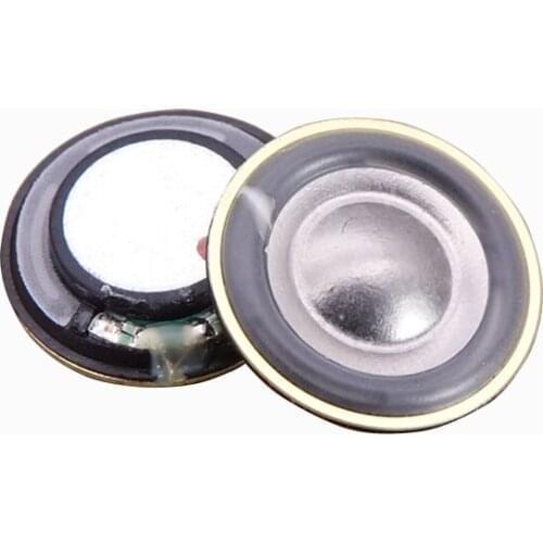 14.2MM Titanium Film Subwoofer Speaker DIY Headset Case Speaker Unit Strong Bass Earphone Accessory 2pcs