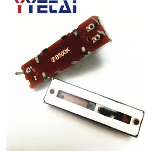 3.5cm sliding potentiometer single B500K shaft length 12MM trip 20MM tripod Free shipping