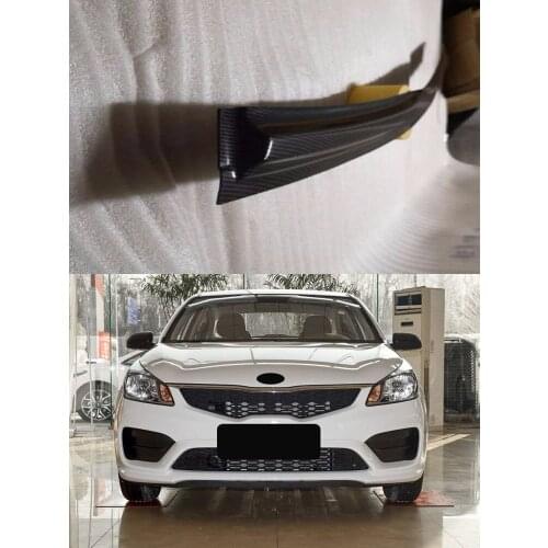 4PCS/SET Fits For Kia RIO K2 2017-2019 Carbon fiber texture Window Visor Vent Shades Sun Rain Deflector Guard