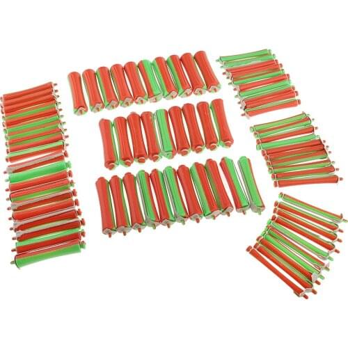 80pcs Professional Perm Rods Curlers Rollers for Girl Hairstyling DIY Design