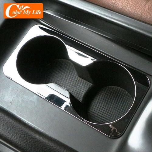 ABS Chrome Front Rear Water Cup Decoration Cover Trim Sticker for Kia Sportage SL 3 R Sportage3 SportageR 2011 - 2015 LHD