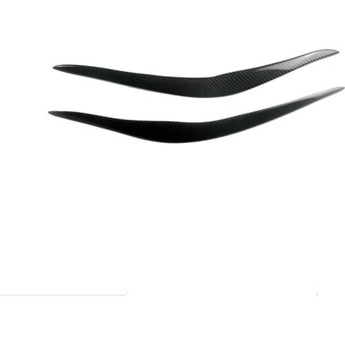 For BMW 2 Series F22 M2 2014-2020 carbon fiber headlight eyebrow, headlight decoration bright strip resin bright black