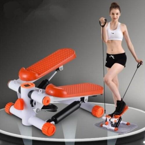 Hydraulic cylinder Silent swing multifunctional stepper household running Fitness equipment With Drawcord & Mat