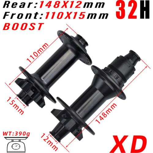 GOLDIX bicycle hub 32 holes without LOGO version mountain bike DIY hub HG/XD/MS 141X10 148X12 ratchet structure hub