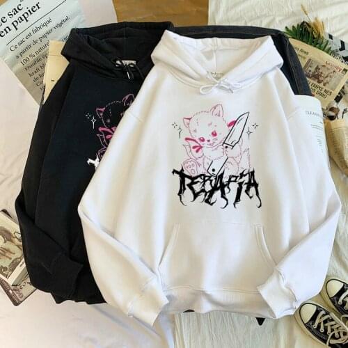 Kawaii Anime Winter Women Hoodie Cute Cartoon Long Sleeve Casual Hoodie Oversized Sweatshirt Harajuku Tops Fashion Pullover 2021