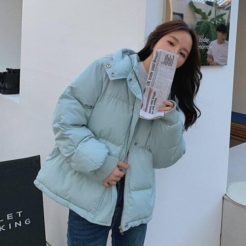 Puffer Jacket Women Winter Jacket Hooded Students Short Coat Female Outwear Autumn