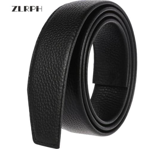 ZLRPH men high quality genuine leather belt luxury designer belts men cowskin fashion Strap male Jeans for man cowboy