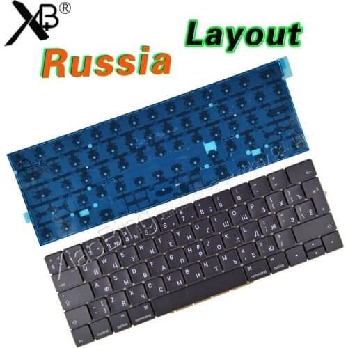 New A1707 keyboard for Macbook Pro Retina 15'' A1707 Russian Russia RU Keyboard Backlight Backlit EMC3072 EMC3162 2016 2017Years