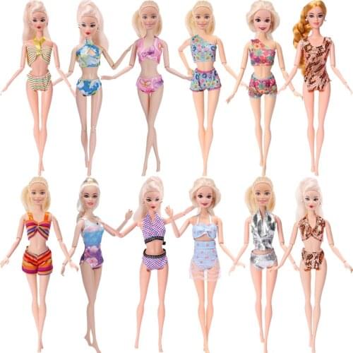 Doll Clothes Handmade Doll Bathing Suits For Barbies Doll Cute Ladylike Style For Our Generation Doll Daily Life
