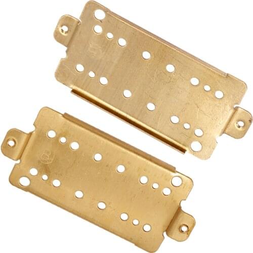 Tooyful Electric Guitar Humbucker Baseplate Double Coil Pickup 52/50mm Hole Spacing