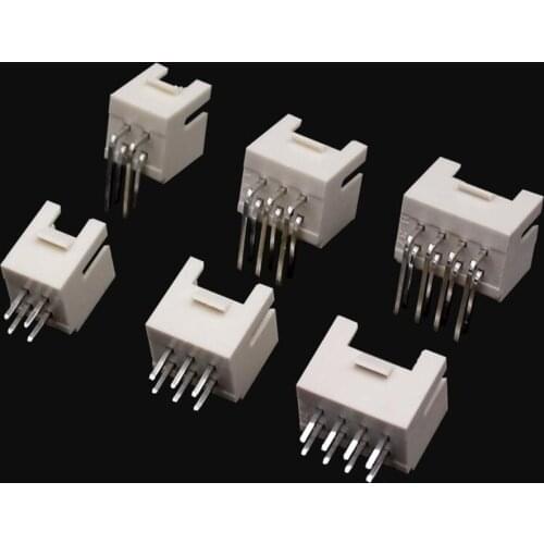 PHSD PHB2.0mm Connector Female Straight/Curved Needle Double Row Socket With Lock 2*2/3/4/5P