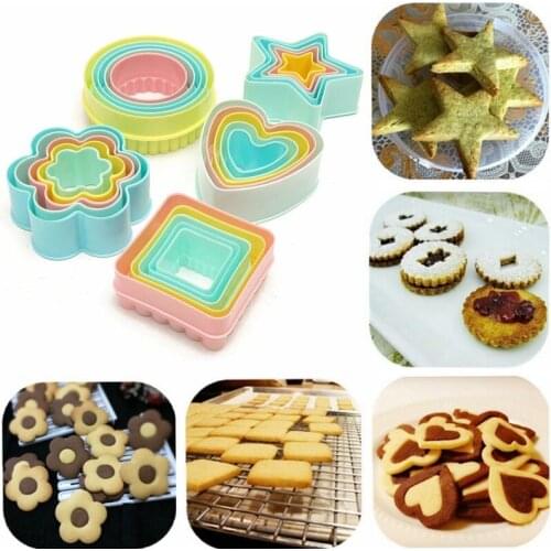 Plastic DIY Cookie Cutter Baking Biscuit Fondant Cake Sugarcraft Decorating Mold