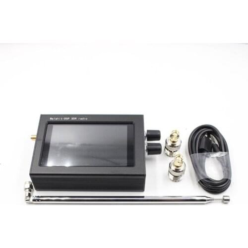 R58A Malachite DSP SDR Receiver ,Aluminum Alloy with Battery 2500mAH Long Playing Antenna Portable Touching IPS Display