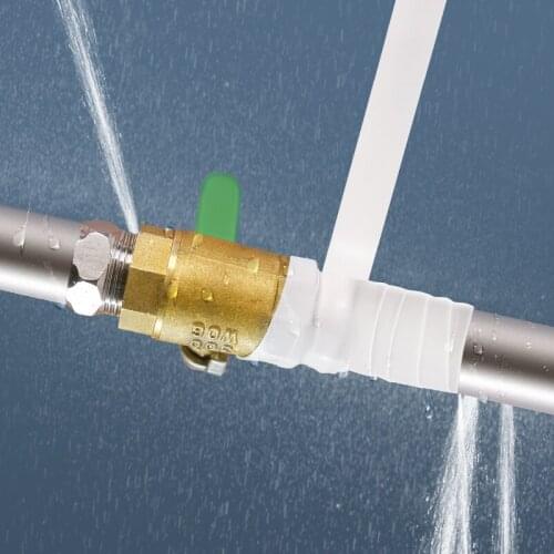 1M Strong Waterproof Trap Tape Faucet Sewer Metal Pipe Repair PVC Sealing Tape 2.5CM Wall Thickness Spacing Waterstop Seal