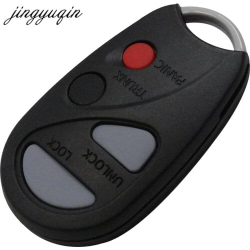 Jingyuqin Remote Key Shell Keyless Case For Nissan Sunny Infiniti Sentra Maxima i30 G20 4 Buttons Replacement
