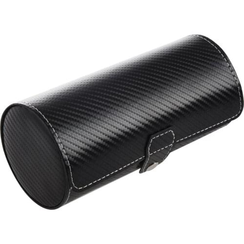 Luxury Watch Display Gift Box Case Roll 3 Slot Wristwatch Necklace Bracelet Jewelry PU Leather Box Storage Travel Pouch