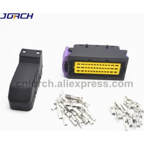 Free shipping 39 Pin ECU Sealed Automotive FCI Auto Connector PCB control system female 39p ecu connectors with terminals