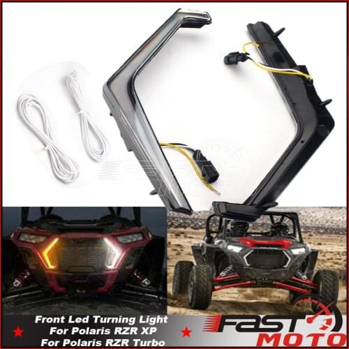 UTV For Poalris RZR XP TURBO RZR XP 4 TURBO RZR XP 1000 RZR XP 4 1000 1Pair Led 2.64W Turning Signal Light 6500K Indicator Lamp