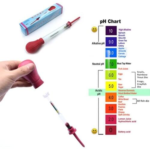 Vehemo Battery Fluid 1.1-1.3 Acid Electrolyte Tester Battery Hydrometer Colored Zone Universal Test Equipment Flooded