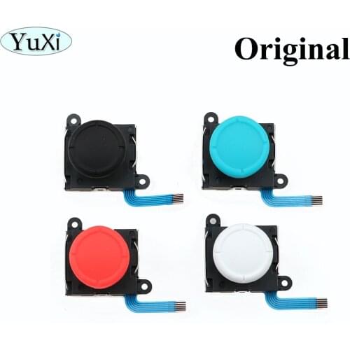 YuXi 1PCS 3D Analog Joystick thumb grip Cap Button Key Module Control Repair Tool for Nintend Switch Lite NS Joy-Con Controller