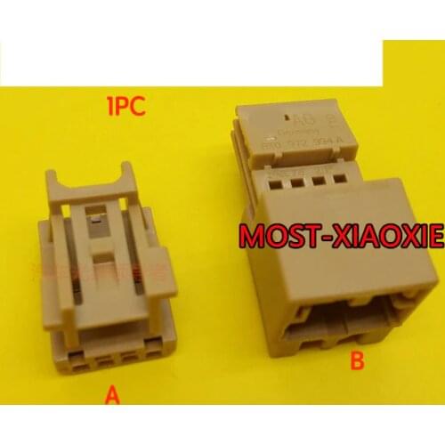 1pc for Volkswagen Audi rearview mirror adjusting door background light 4Pin plug 8k0 973 754 A/8k0 972 994 A connector