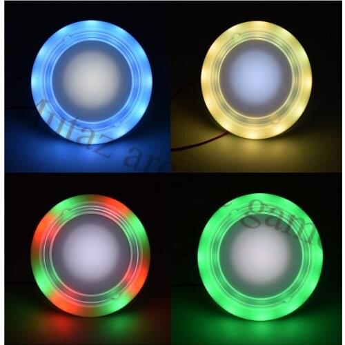 120mm Big round dome Jumbo RGB flash Illuminated Arcade Push Button LED Colorful Flashing Push Button For Arcade Game Machine