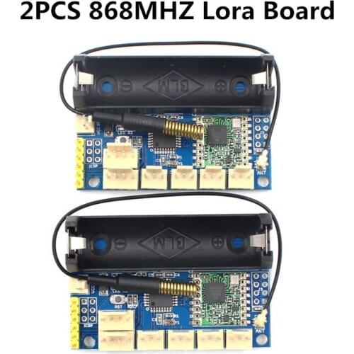 2pcs/lot 868Mhz Lora Radio Node V1.0 SX1276 Rola 868Mhz Radio Module ATmega328P RFM98 Wireless DIY Kit for Arduino pro mini