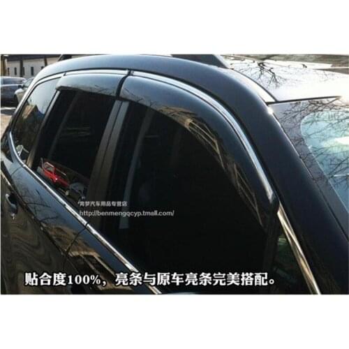 For Subaru forester 2009-2012 /2013-2016 Window Visor Vent Shades Sun Rain Deflector Guard Awnings Car Styling Accessories 4pcs