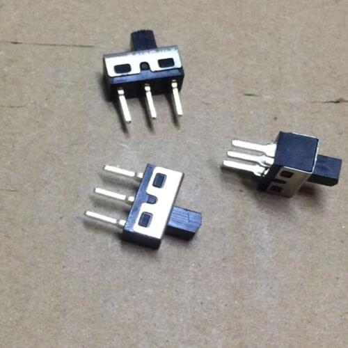 50PCS/Lot SS12D10 toggle switch 1P2T 3A/250V 5MM 3Pin Straight Pin