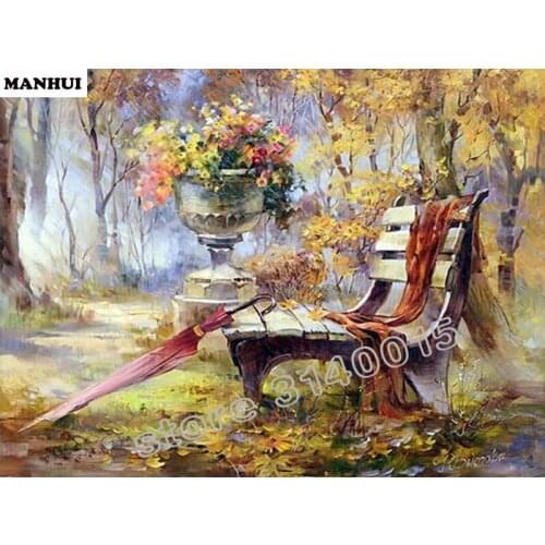 5D Diamond Embroidery Autumn umbrella DIY Diamond Painting Diamond Mosaic Crafts Gifts Diamond Pattern Paintings BCD009
