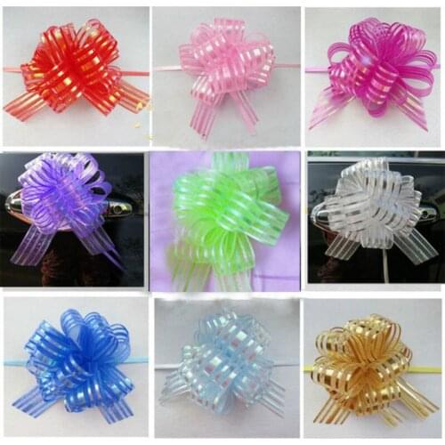 6@# 1Pcs Multiple Colour Snow Gauze Flower Pulling Party Decorations Baby Shower Cutout Festive Party Supplies Diy Decorations