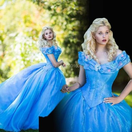 Tailored!Eras Blue Civil war Southern Belle dress Halloween Cosplay Marie Antoinette Renaissance Gothic Historical dress HL-492