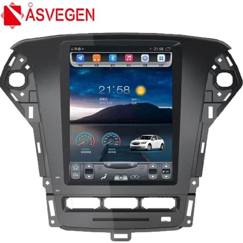 Asvegen For Ford Mondeo 2011 2012 2013 10.4'' Vertical Screen Android 6.0 Car DVD GPS Navigation Stereo Radio Multimedia Player