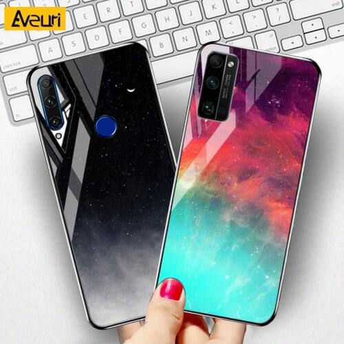Luxury Glass Phone Case For Huawei Y8S Y9S Y9A P Smart Z 2019 2020 Nova 2 2i 3 3i 5T Honor 20 30 Pro Plus 20S 30S X10 Cover Case