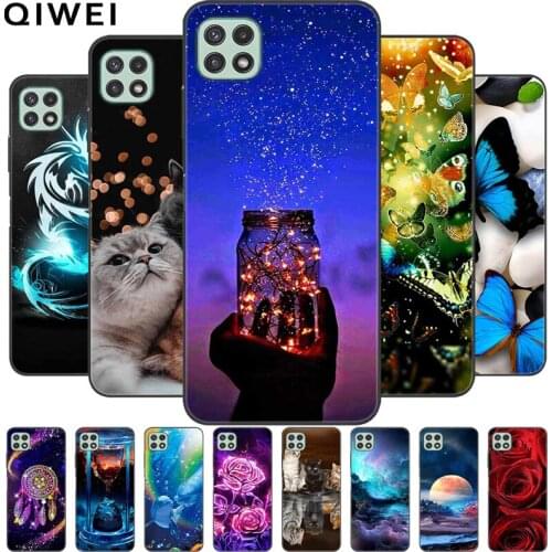 For Samsung A22 5G Case COOL Painted Soft TPU Silicone Phone Cases for Samsung Galaxy A22 4G Cover Back Shells Coque A 22 2021
