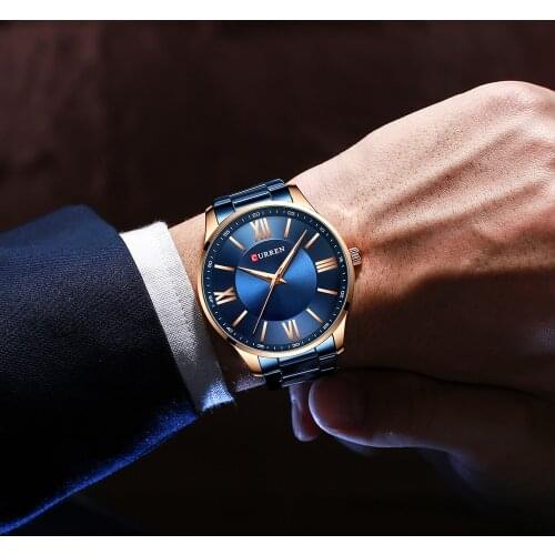 CURREN Brand Wristwatches Fashion New Arrival Simple Style Casual Business Men Watches High Quality Leather Strap Quartz Clock