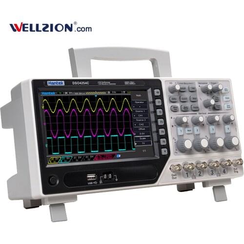 DSO4204C Hantek 200MHz 4 Channel Oscilloscope with signal generator