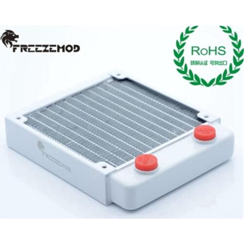 FREEZEMOD TSRP-WP120 Computer Water Cooler Piano Paint White PC Copper Radiator CPU Heat Sink ROHS Certification. TSRP-WP120