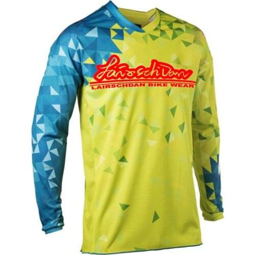 LairschDan Motocross Downhill T-Shirt Offroad Motorcycle Jersey Racing Riding Cycling Road Bike Long Sleeve Mtb Jersey Enduro