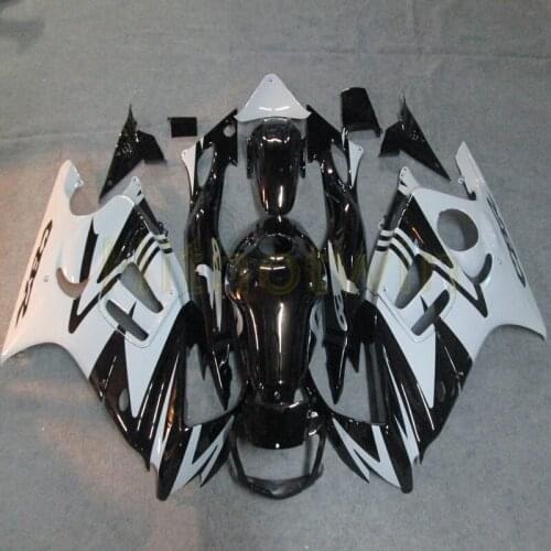 Motorcycle body kit for CBR600F3 1997-1998 F3 97 98 ABS Plastic Fairing+Screws+black white