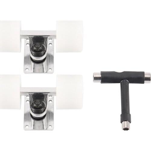 Mini Skateboard Truck 3.25inch Parts 60X45Mm ABEC 9 Bearing Kit Truck Wheels