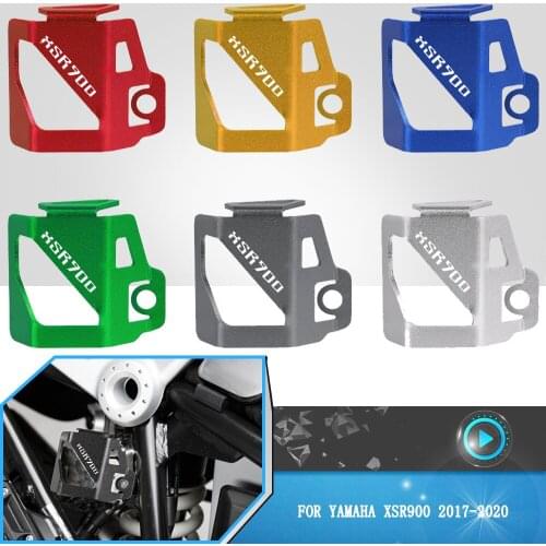 Brake Fluid Reservoir Cover Protector Parts Motorcycle Rear Brakes Reservoir Guard For Yamaha XSR900 XSR 900 2017 2018 2019 2020