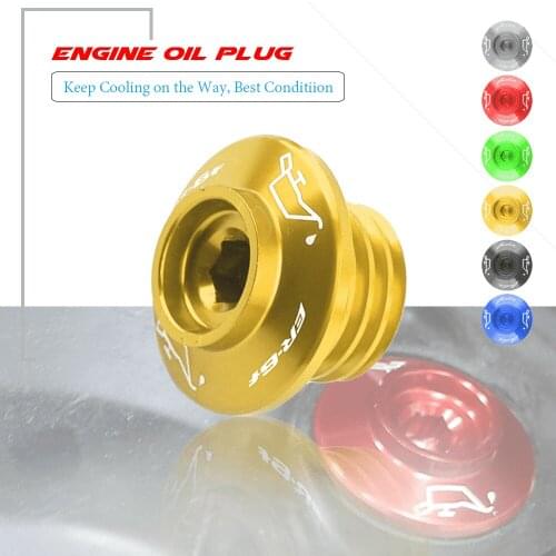 Motorcycle CNC Engine Plug Cover Caps Screws Filter Oil Bolt for KAWASAKI NINJA 650 ER-6F ER-6N ER6N ER6F 06-19