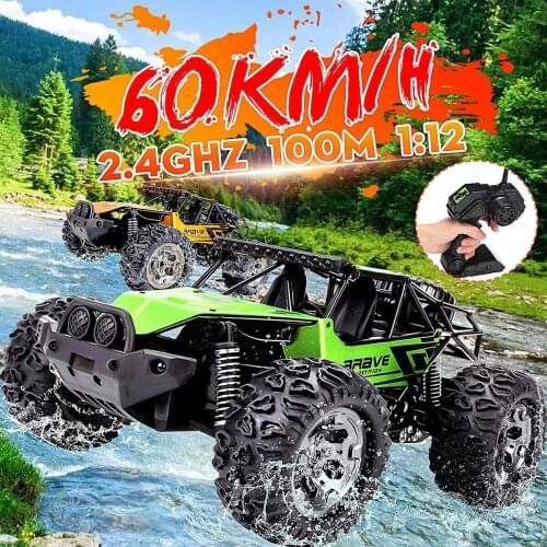 1:12 60Km/h RC Remote Control Off Road Cars Vehicle 2.4Ghz Crawlers Electric large Monster RC car Toy for Children Gift