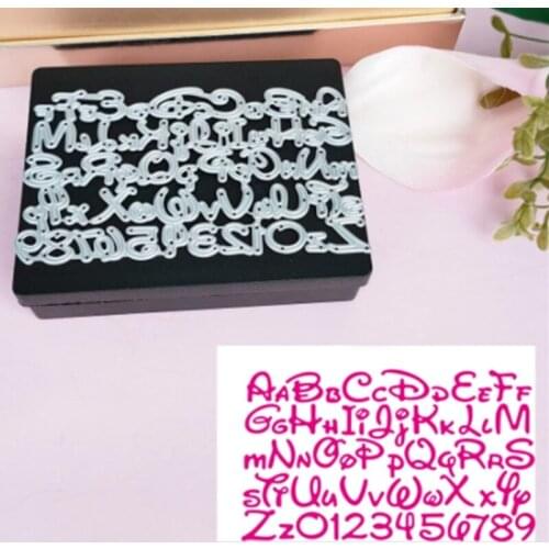 N1HF Letter Number Metal Cutting Dies Stencil DIY Scrapbooking Album Paper Card Mold