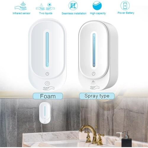 350Ml Wall Mount Touchless Dispenser automatic Motion Smart Sensor Gel/Liquid Hand Soap Dispenser for Church Office School